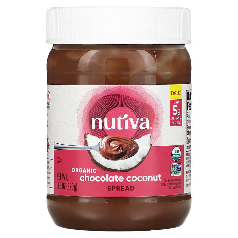 Nutiva Organic Chocolate Coconut Spread 11.5 oz (326 g) 1 Nutiva Organic Chocolate Coconut Spread 11.5 oz (326 g) 692752113765