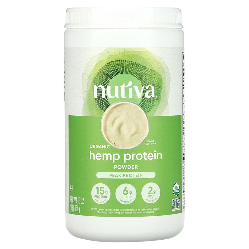 Nutiva Organic Hemp Protein Powder 16 oz (454 g) 1 Nutiva Organic Hemp Protein Powder 16 oz (454 g) 692752100123