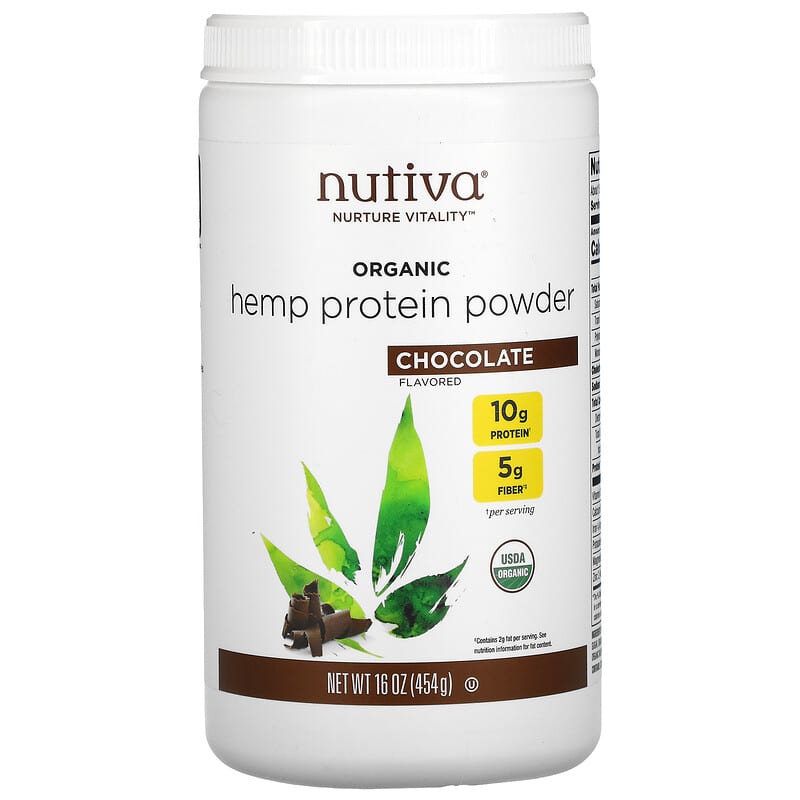 Nutiva Organic Hemp Protein Powder Chocolate 16 oz (454 g) 1 Nutiva Organic Hemp Protein Powder Chocolate 16 oz (454 g) 692752100062