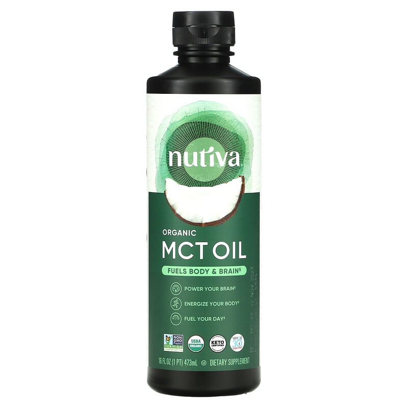 Nutiva Organic MCT Oil 16 fl oz (473 ml) 1 Nutiva Organic MCT Oil 16 fl oz (473 ml) 692752108884