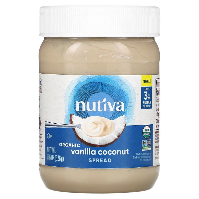 Nutiva Organic Vanilla Coconut Spread 11.5 oz (326 g) 1 Nutiva Organic Vanilla Coconut Spread 11.5 oz (326 g) 692752113826