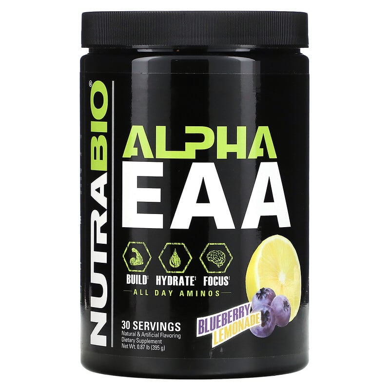 Nutrabio Labs Alpha EAA Blueberry Lemonade 0.87 lb (395 g) 1 Nutrabio Labs Alpha EAA Blueberry Lemonade 0.87 lb (395 g) 649908215903