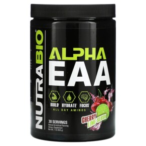 Nutrabio Labs Alpha EAA Cherry Lime Slush 1 lb (455 g) 649908269104