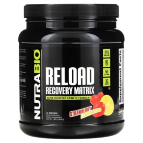 Nutrabio Labs Reload Recovery Matrix Strawberry Lemon Bomb 1.89 lb (858 g) 649908280109