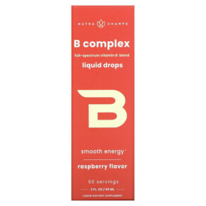 NutraChamps B Complex Raspberry 2 fl oz (60 ml) 621983990258