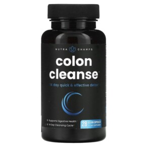 NutraChamps Colon Cleanse 28 Vegan Capsules 621983990197