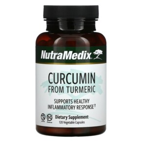 NutraMedix Curcumin From Turmeric Supports Healthy Inflammatory Response 120 Vegetarian Capsules 728650021526
