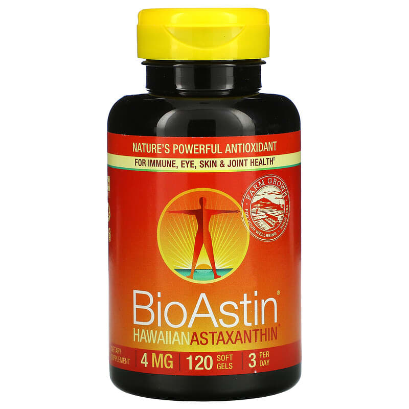 Nutrex Hawaii BioAstin Hawaiian Astaxanthin 4 mg 120 Soft Gels 1 Nutrex Hawaii BioAstin Hawaiian Astaxanthin 4 mg 120 Soft Gels 732894035133