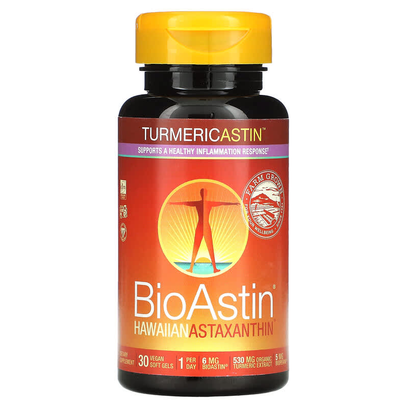 Nutrex Hawaii Turmericastin BioAstin Hawaiian Astaxanthin 30 Vegan Soft Gels 1 Nutrex Hawaii Turmericastin BioAstin Hawaiian Astaxanthin 30 Vegan Soft Gels 732894500150