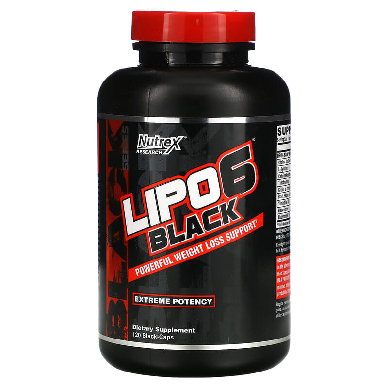 Nutrex Research LIPO-6 Black Extreme Potency 120 Black-Caps 1 Nutrex Research LIPO-6 Black Extreme Potency 120 Black-Caps 850005755388