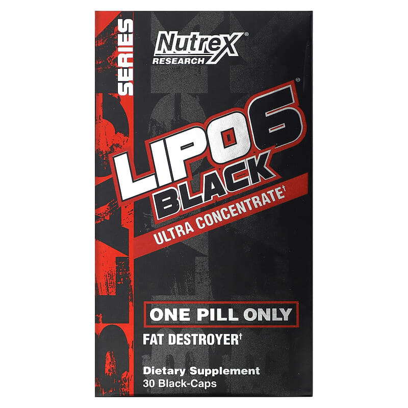 Nutrex Research LIPO-6 Black Ultra Concentrate 30 Black-Caps 1 Nutrex Research LIPO-6 Black Ultra Concentrate 30 Black-Caps 859400007641