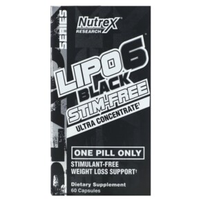 Nutrex Research Lipo 6 Black Ultra Concentrate 60 Capsules 850026029437