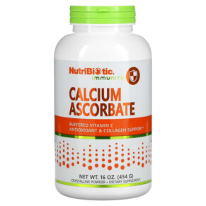 NutriBiotic Immunity Calcium Ascorbate Crystalline Powder 16 oz (454 g) 728177004019