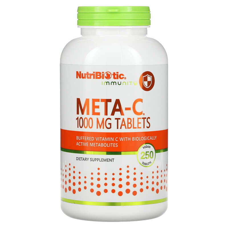NutriBiotic Immunity Meta-C 1,000 mg 250 viên 1 NutriBiotic Immunity Meta-C 1.000 mg 250 Vegan Tablets 728177001865
