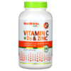 NutriBiotic Immunity Vitamin C + D3 & Zinc 250 viên 2 NutriBiotic Immunity Vitamin C + D3 & Zinc 250 Capsules 728177005214