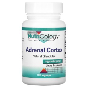 Nutricology Adrenal Cortex Natural Glandular 100 Vegicaps 713947505315