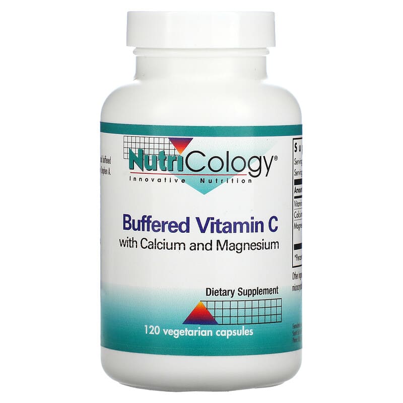 Nutricology Buffered Vitamin C with Calcium and Magnesium 120 viên 1 Nutricology Buffered Vitamin C with Calcium and Magnesium 120 Vegetarian Capsules 713947500105