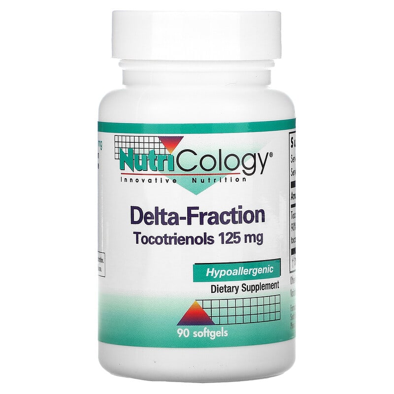 Nutricology Delta-Fraction Tocotrienols 125 mg 90 Softgels 1 Nutricology Delta-Fraction Tocotrienols 125 mg 90 Softgels 713947566705