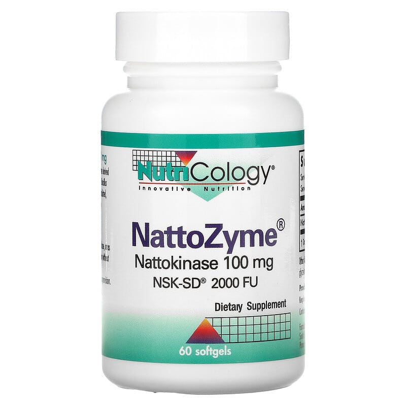 Nutricology NattoZyme 100 mg 60 Softgels 1 Nutricology NattoZyme 100 mg 60 Softgels 713947553705