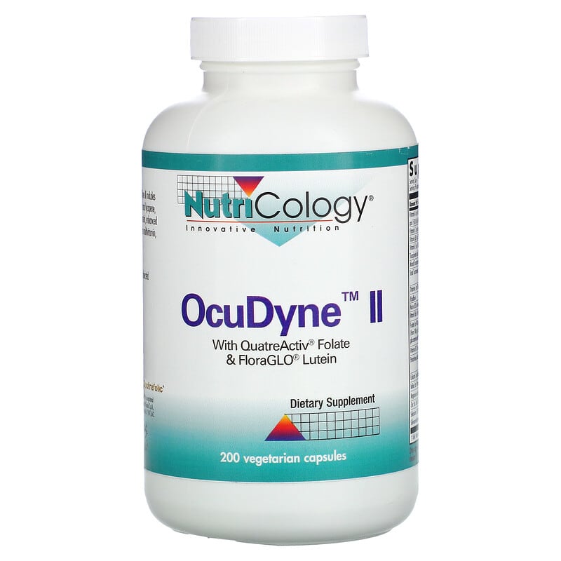 Nutricology OcuDyne II 200 Vegetarian Capsules 1 Nutricology OcuDyne II 200 Vegetarian Capsules 713947510807