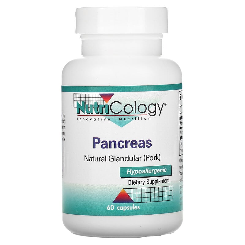 Nutricology Pancreas Natural Glandular (Pork) 60 Capsule 1 Nutricology Pancreas Natural Glandular (Pork) 60 Capsule 713947516403