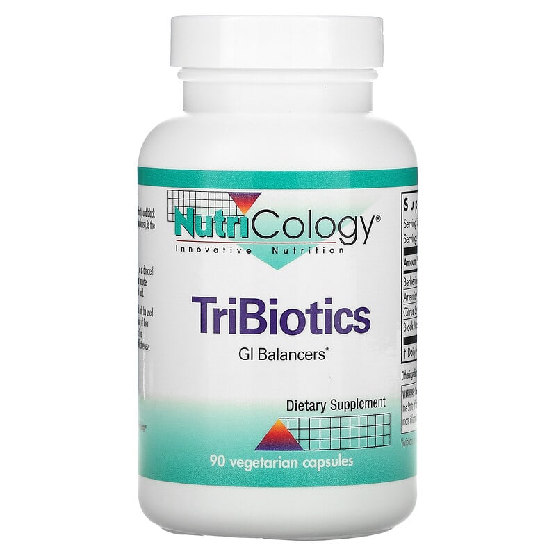 Nutricology TriBiotics 90 Vegetarian Capsules 1 Nutricology TriBiotics 90 Vegetarian Capsules 713947510203