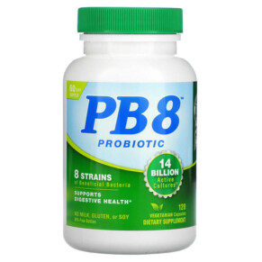 Nutrition Now PB 8 Probiotic 120 Vegetarian Capsules 027917003573