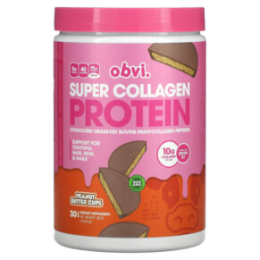 Obvi Super Collagen Protein Peanut Butter Cups 13.65 oz (387 g) 850026153255