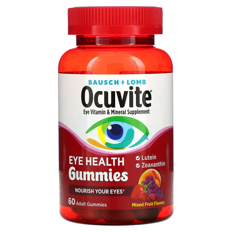 Ocuvite Eye Health Gummies Mixed Fruit 60 Adult Gummies 1 Ocuvite Eye Health Gummies Mixed Fruit 60 Adult Gummies 324208602607