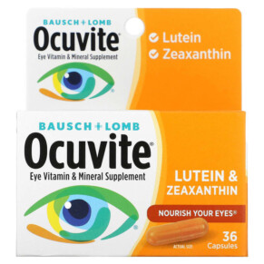 Ocuvite Lutein & Zeaxanthin 36 Capsules 324208403198