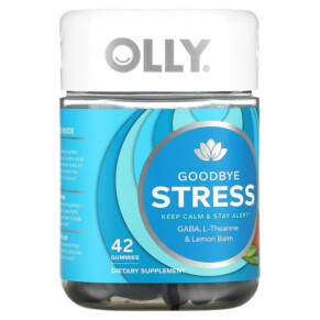 OLLY Goodbye Stress Berry Verbena 42 Gummies 858158005701