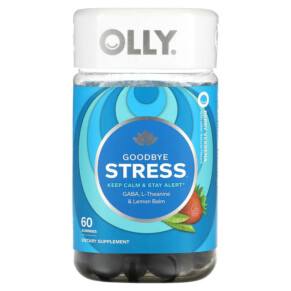 OLLY Goodbye Stress Berry Verbena 60 Gummies 840160200885
