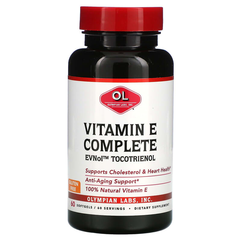 Olympian Labs Vitamin E Complete 60 Softgels 1 Olympian Labs Vitamin E Complete 60 Softgels 710013030276