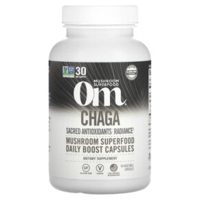 Om Mushrooms Chaga 667 mg 90 Vegetable Capsules 856210008226