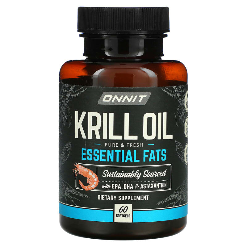 Onnit Krill Oil Essential Fats 60 Softgels 1 Onnit Krill Oil Essential Fats 60 Softgels 819444010120