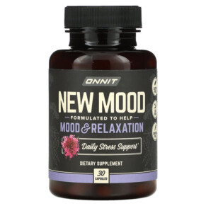 Onnit New Mood Mood & Relaxation 30 Capsules 819444010038