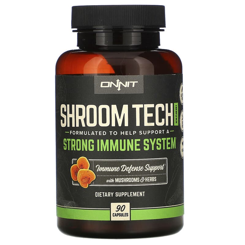Onnit Shroom Tech Immune 90 Capsules 1 Onnit Shroom Tech Immune 90 Capsules 819444011165