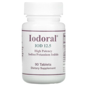 Optimox Corporation Iodoral Iodine/Potassium Iodide 90 Tablets 350520015016