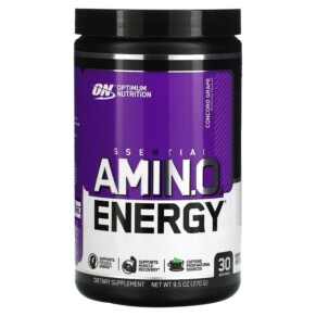 Optimum Nutrition ESSENTIAL AMIN.O. ENERGY Concord Grape 9.5 oz (270 g) 748927026658