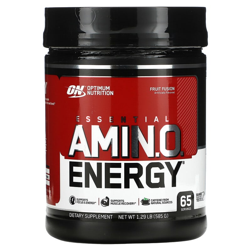 Optimum Nutrition ESSENTIAL AMIN.O. ENERGY Fruit Fusion 1.29 lb (585 g) 1 Optimum Nutrition ESSENTIAL AMIN.O. ENERGY Fruit Fusion 1.29 lb (585 g) 748927023374