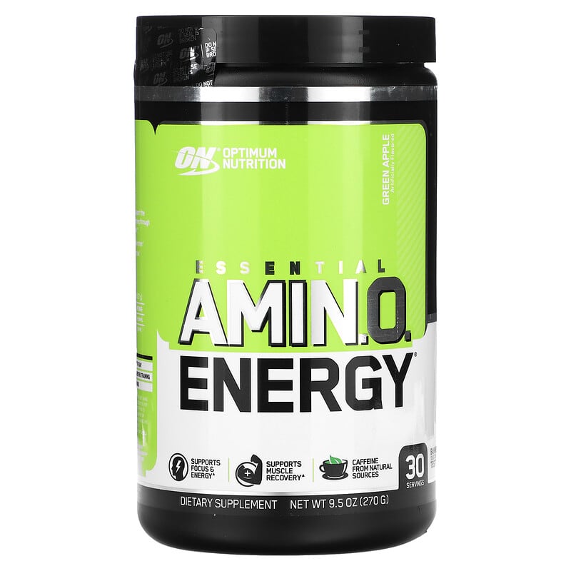 Optimum Nutrition ESSENTIAL AMIN.O. ENERGY Green Apple 9.5 oz (270 g) 1 Optimum Nutrition ESSENTIAL AMIN.O. ENERGY Green Apple 9.5 oz (270 g) 748927051704