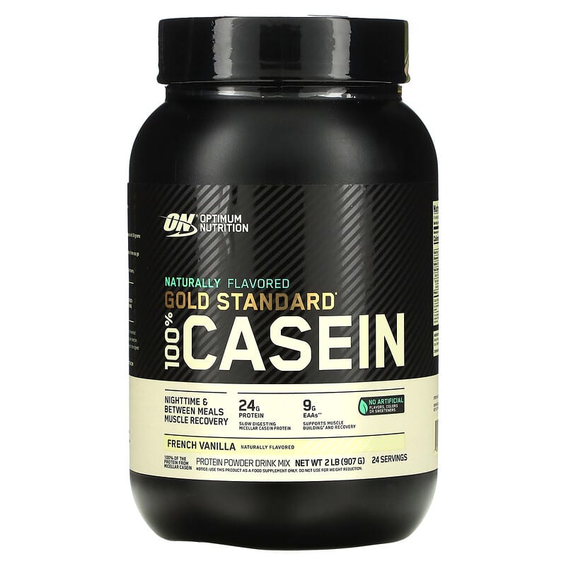 Optimum Nutrition Gold Standard 100% Casein French Vanilla 2 lbs (907 g) 1 Optimum Nutrition Gold Standard 100% Casein French Vanilla 2 lbs (907 g) 748927024272