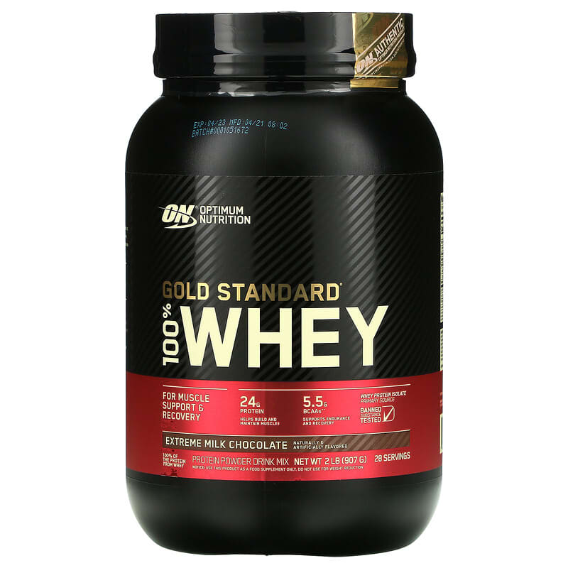 Optimum Nutrition Gold Standard 100% Whey Extreme Milk Chocolate 2 lb (907 g) 1 Optimum Nutrition Gold Standard 100% Whey Extreme Milk Chocolate 2 lb (907 g) 748927024135