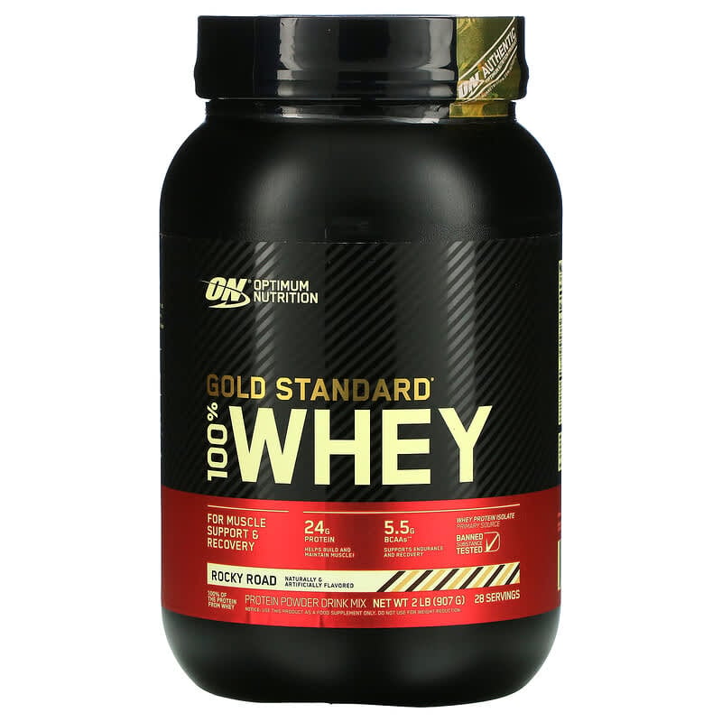 Optimum Nutrition Gold Standard 100% Whey Rocky Road 2 lb (907 g) 1 Optimum Nutrition Gold Standard 100% Whey Rocky Road 2 lb (907 g) 748927027877