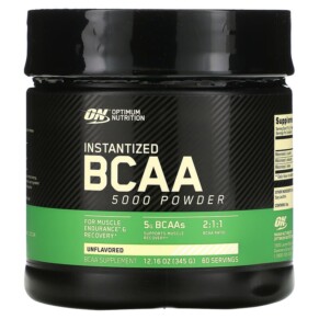 Optimum Nutrition Instantized BCAA 5000 Powder Unflavored 12.16 oz (345 g) 748927025224