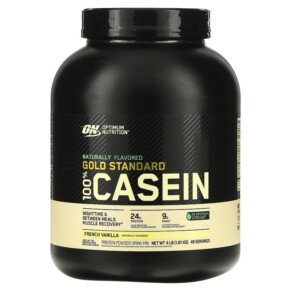 Optimum Nutrition Naturally Flavored Gold Standard 100% Casein French Vanilla 4 lb (1.81 kg) 748927024258