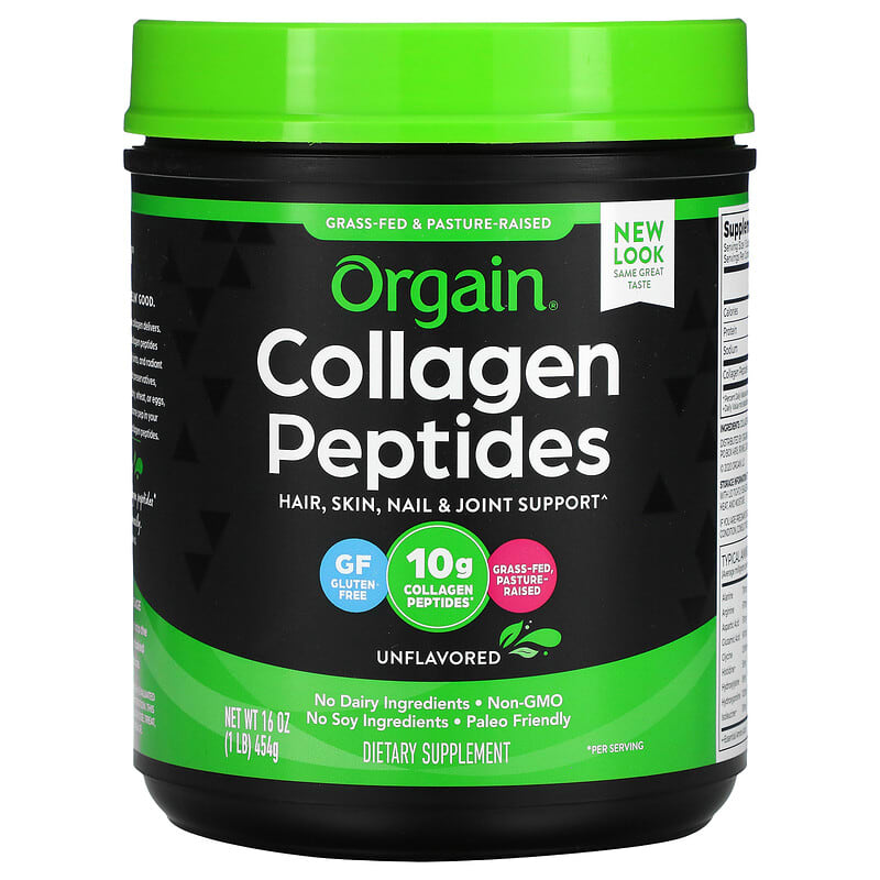 Orgain Collagen Peptides Unflavored 16 oz (454 g) 1 Orgain Collagen Peptides Unflavored 16 oz (454 g) 851770007276