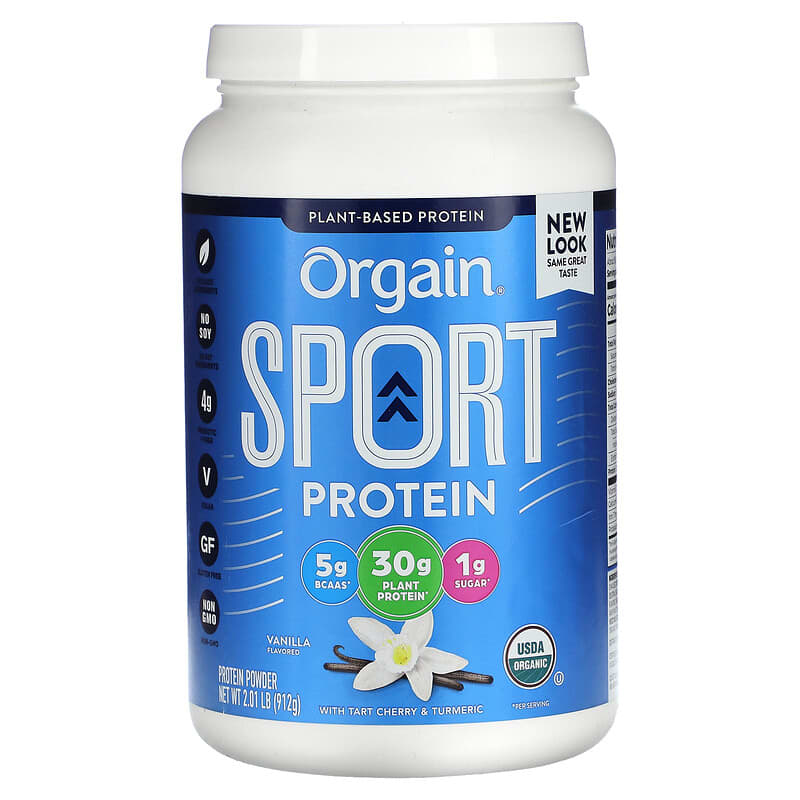 Orgain Sport Protein Powder Vanilla 2.01 lb (912 g) 1 Orgain Sport Protein Powder Vanilla 2.01 lb (912 g) 851770007610