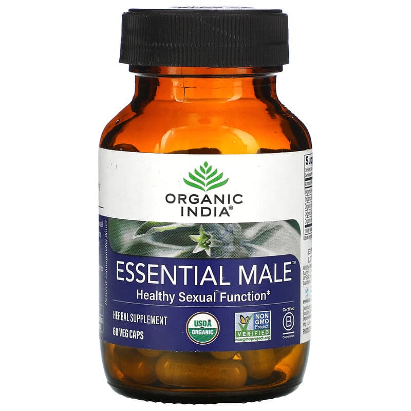 Organic India Essential Male Healthy Sexual Function 60 Veg Caps 1 Organic India Essential Male Healthy Sexual Function 60 Veg Caps 801541519347