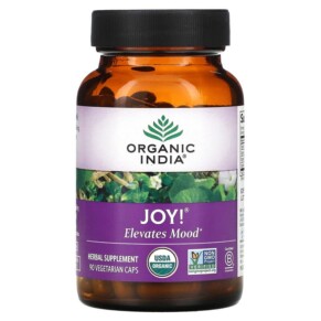 Organic India Joy Elevates Mood 90 Vegetarian Caps 851469000472